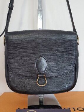 Louis Vuitton Saint Cloud Black Epi